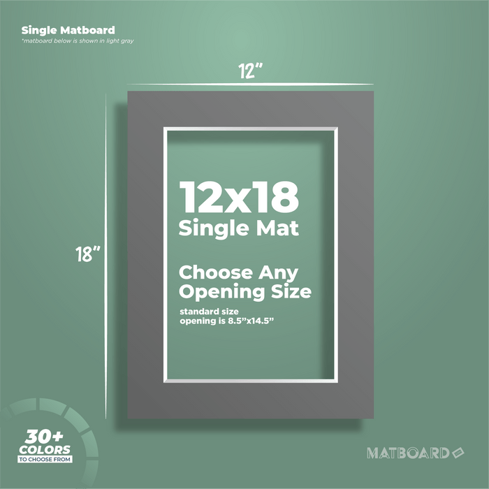 12x18 Premium Single Matboard